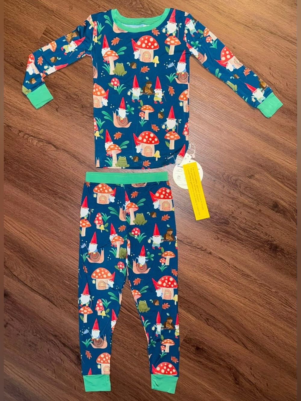 NWT Little Sleepies Forest Gnomes LS PJ Set (4T)